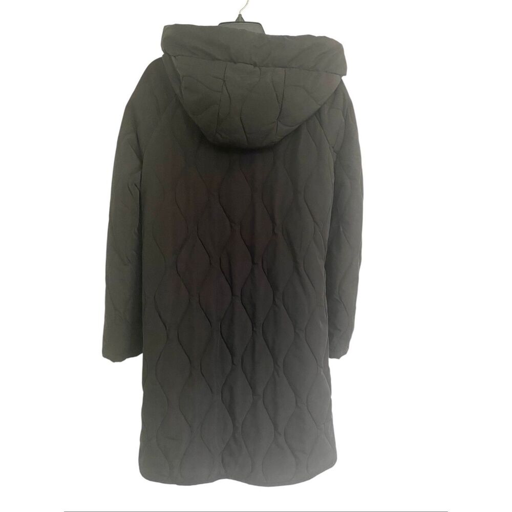 Donna Karen New York Black Quilt Puffer Sz L - Picture 2 of 6